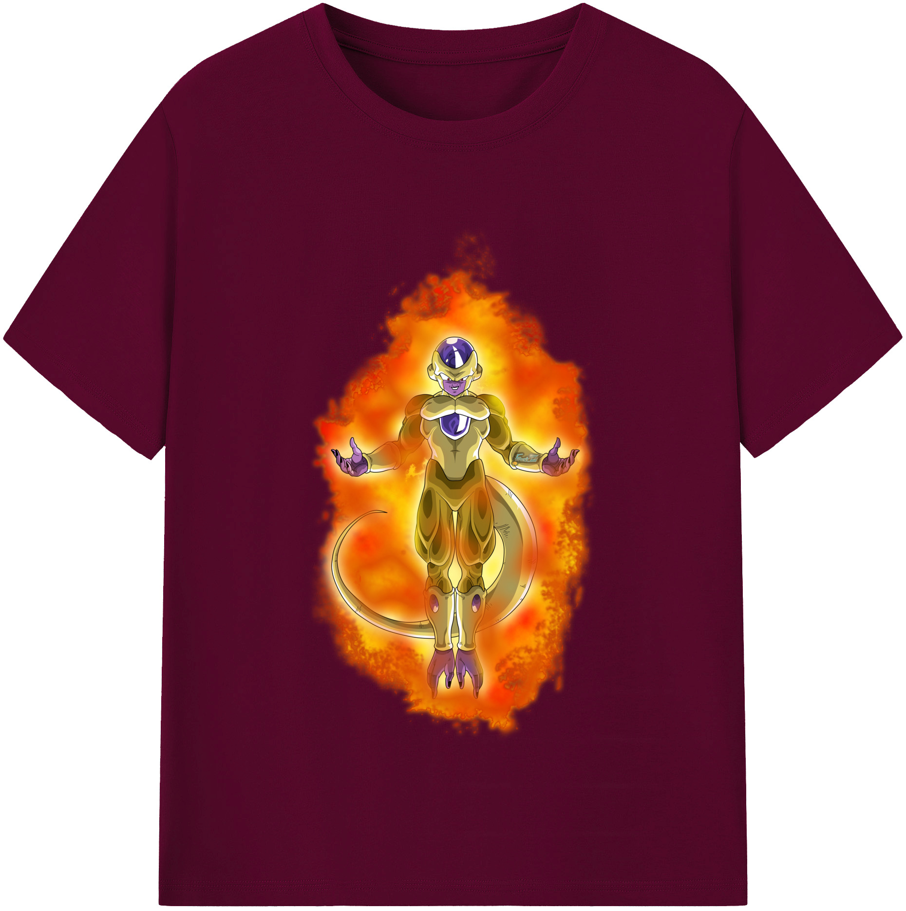 （画像用） ドラゴンボール フリーザ DRAGON BALL Frieza レディースカジュアルプリントTシャツ（綿100％）